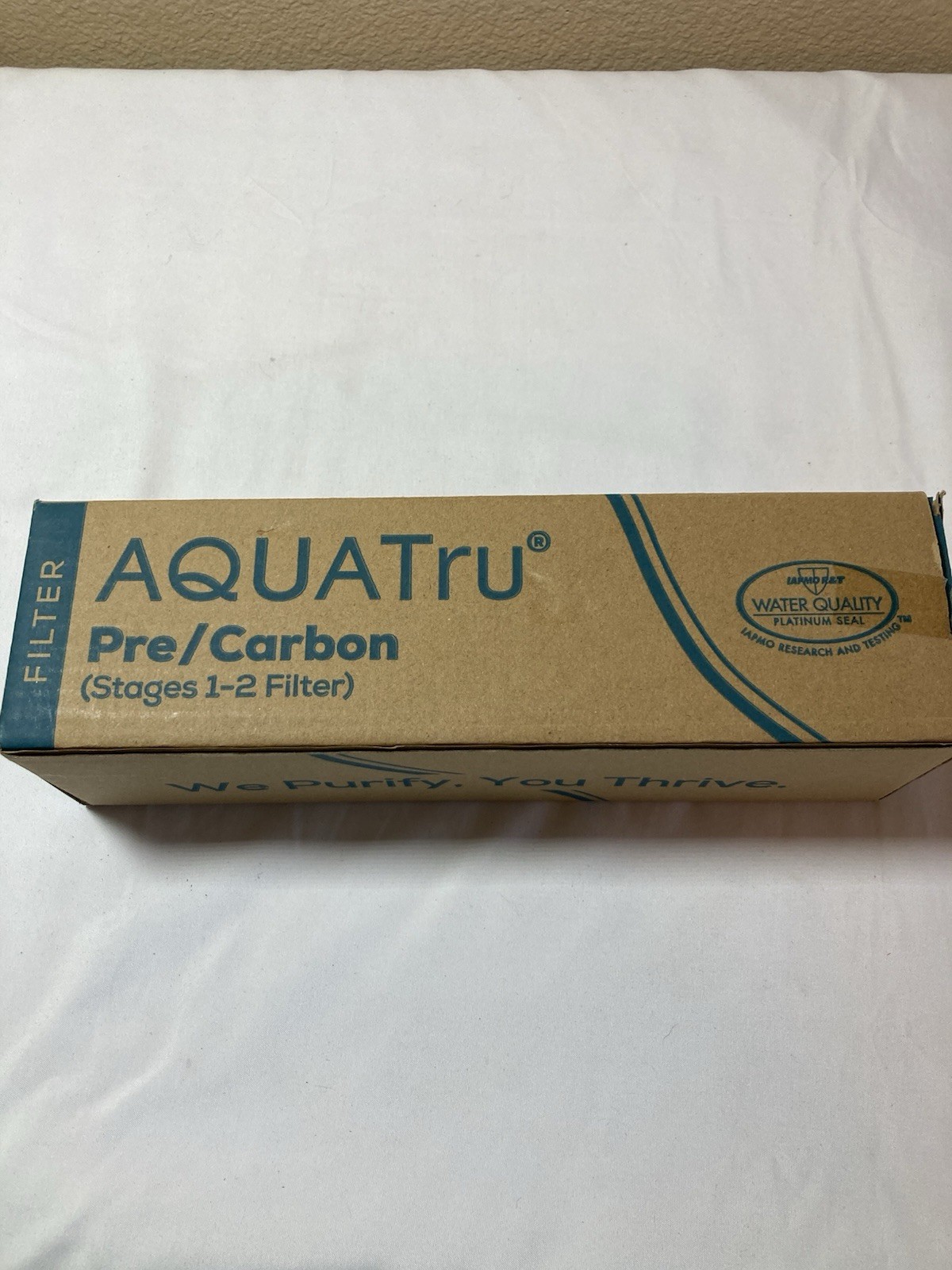 Open Box – AQUATru Pre/Carbon Stages 1-2 Water Filter AT2001 for Reverse Osmosis
