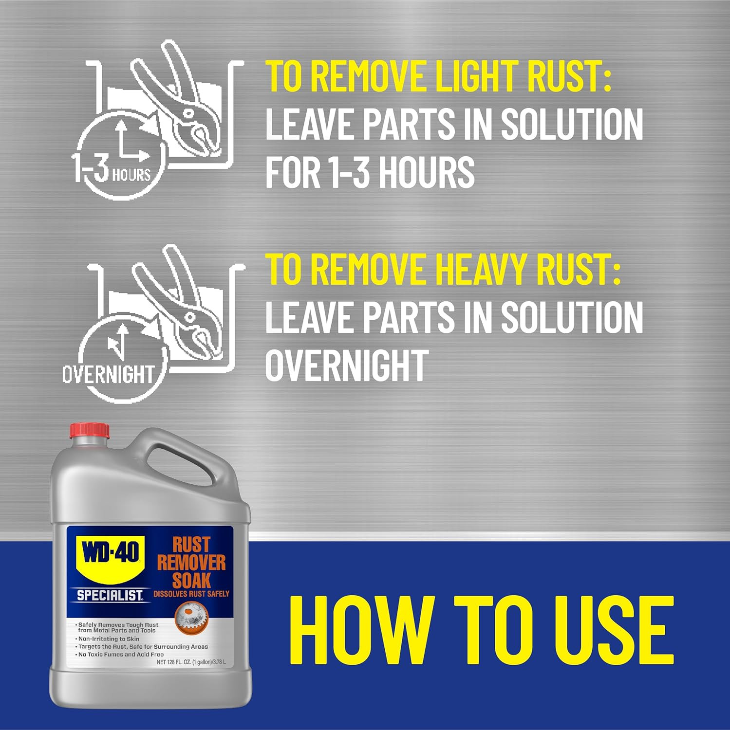 Rust Remover Soak, One Gallon