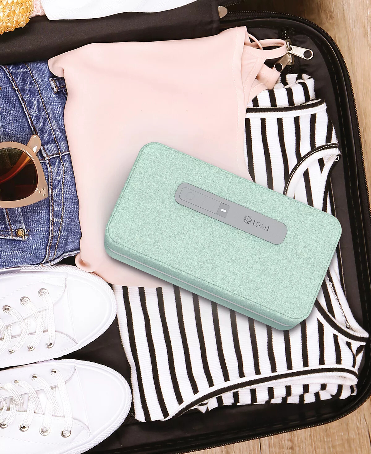 LOMI UV-C Portable Sanitizer Collapsible Travel Bag