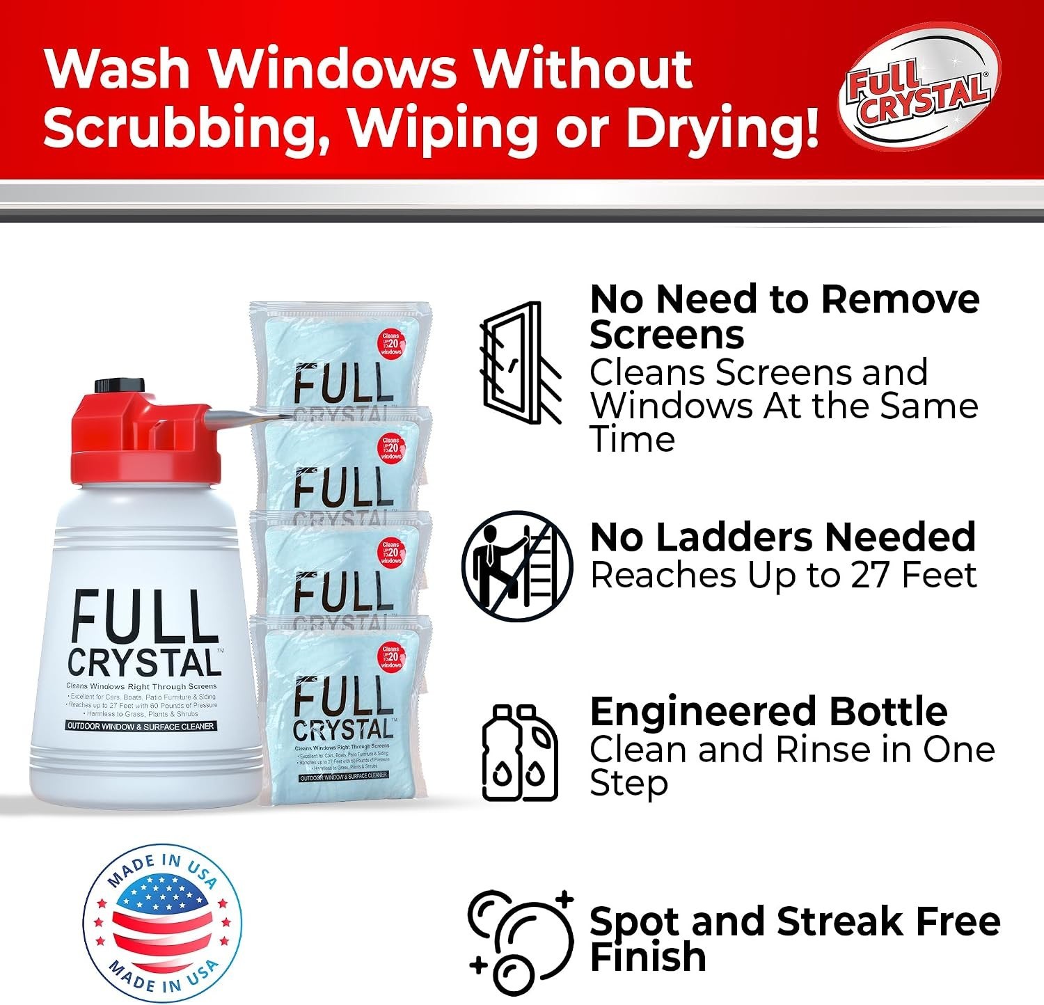 Long Window Cleaning Solution