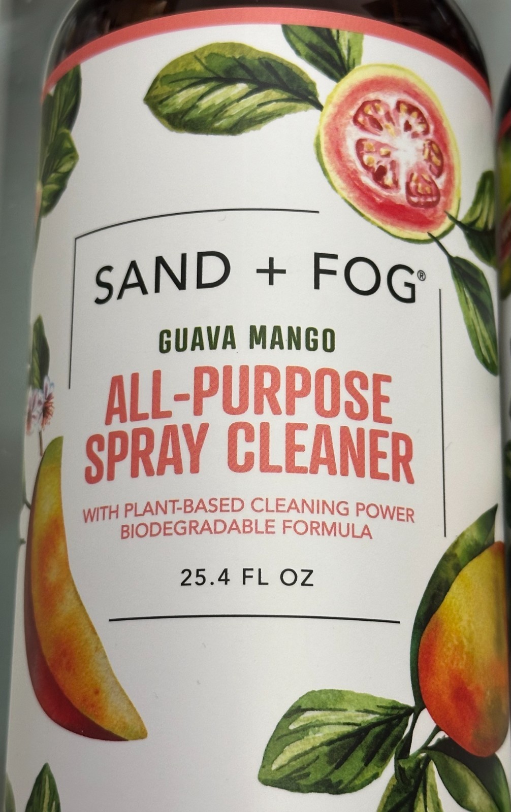 (2-Pack) SAND + FOG™ Plant-Based Kitchen REFRESHER & CLEANER ~ GUAVA MANGO Scent