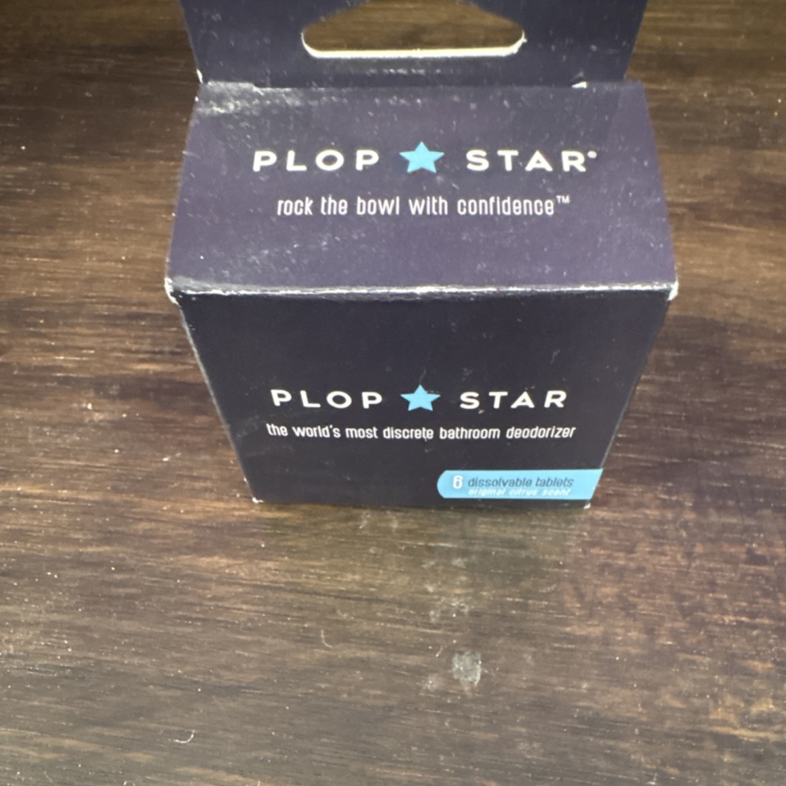 Plop Star Bathroom Deodorizer Dissolvable Tablets Original Citrus Scent 6ct