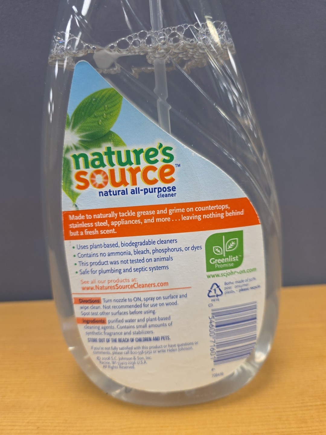 Nature’s Source Scrubbing Bubbles All-Purpose Spray Cleaner DISCONTINUED RARE