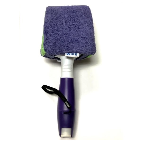 2 – WipeOut All-in-One Wet & Dry Microfiber Cleaner Tool with Spray Bottle Combo