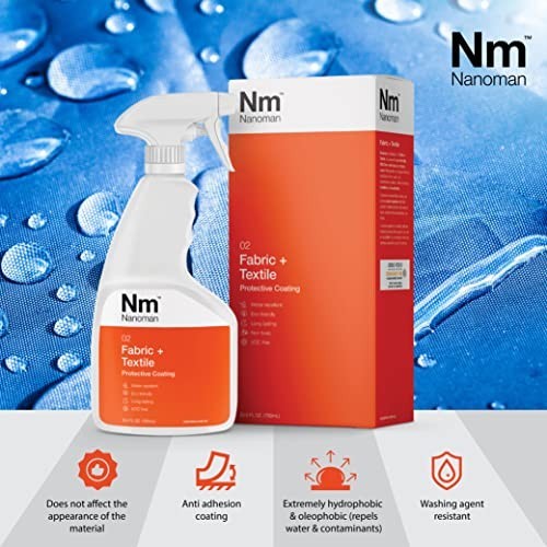 Fabric & Textile Protector Spray – Invisible, Waterproof, Stain-Resistant, Eco-F