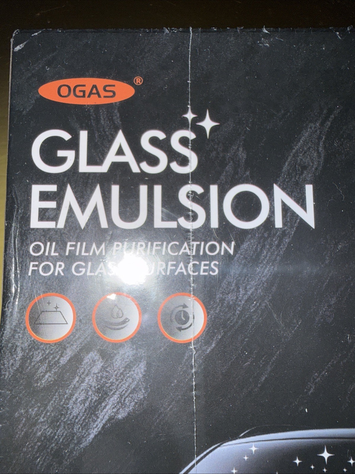 OGAS Glass Emulsion Cleaner Oil Film Remover Guard Car Windshield Polish 100g