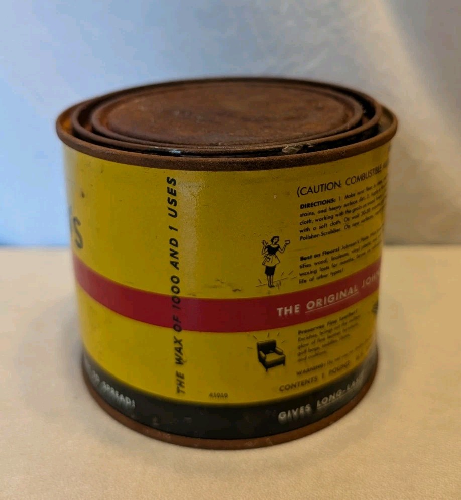 SC Johnson Paste Wax USA 90% (1 lb 5.3 oz) Long Lasting Protection DISCONTINUED