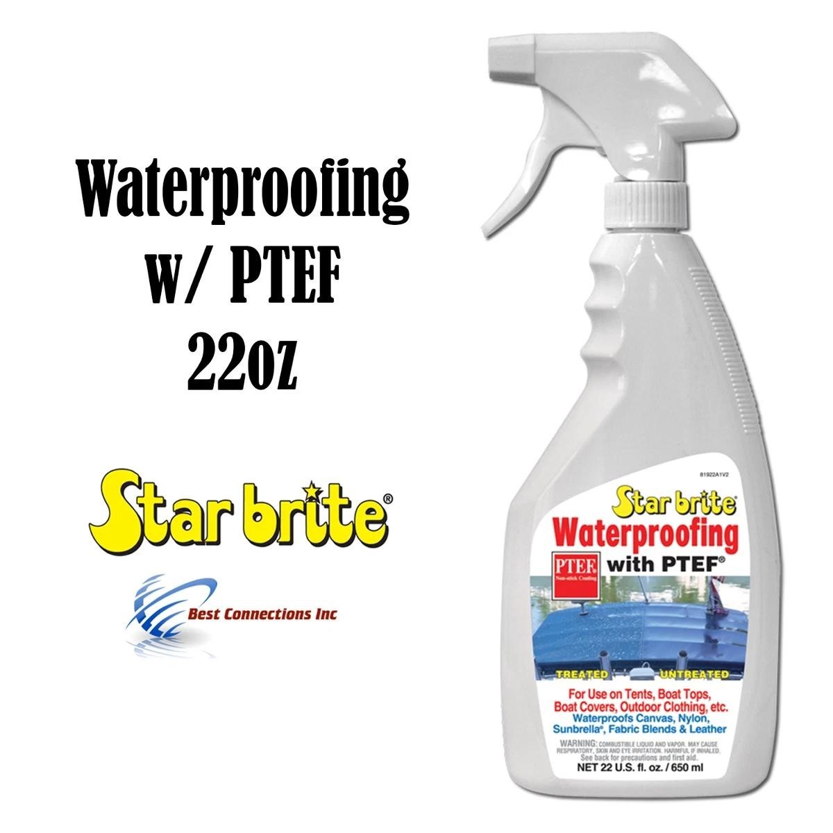 Fabric Waterproofing Protectant w/PTEF Marine Boat Cover Canvas Tent 22 oz….
