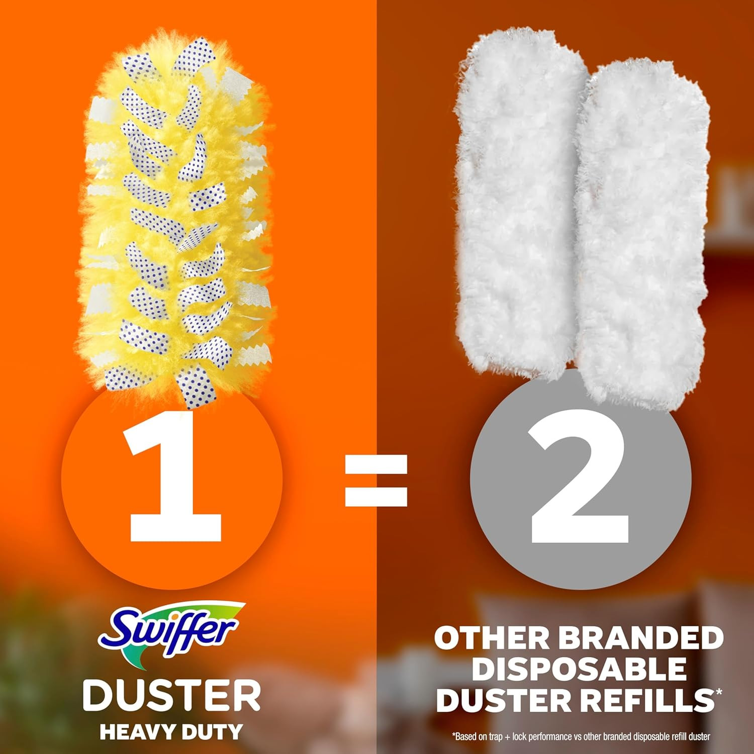 Swiffer Dusters Heavy Duty Multi-Surface Duster Refills for Cleaning, Unscented,