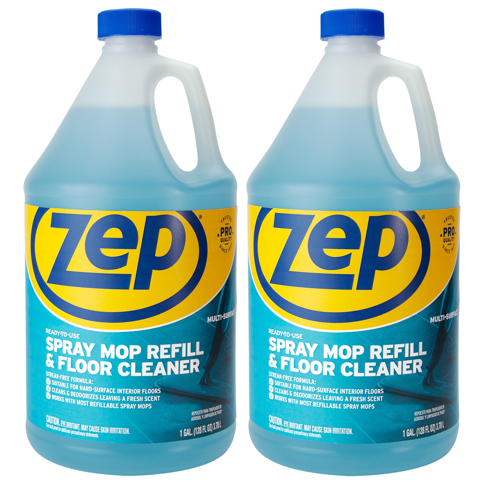 Zep Spray Mop Refill and Floor Cleaner – 1 Gallon (Case of 2) ECZUMSF1282 –
