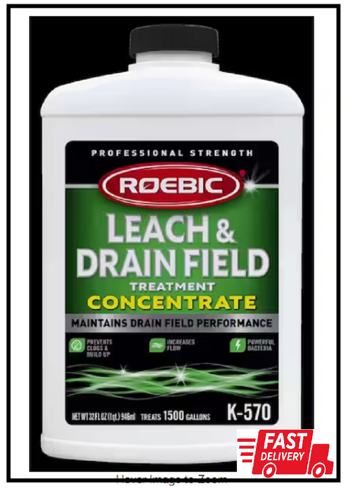 Long Lasting Clogged Leach and Drain Field Concetrated Formula Safe Easy to Use