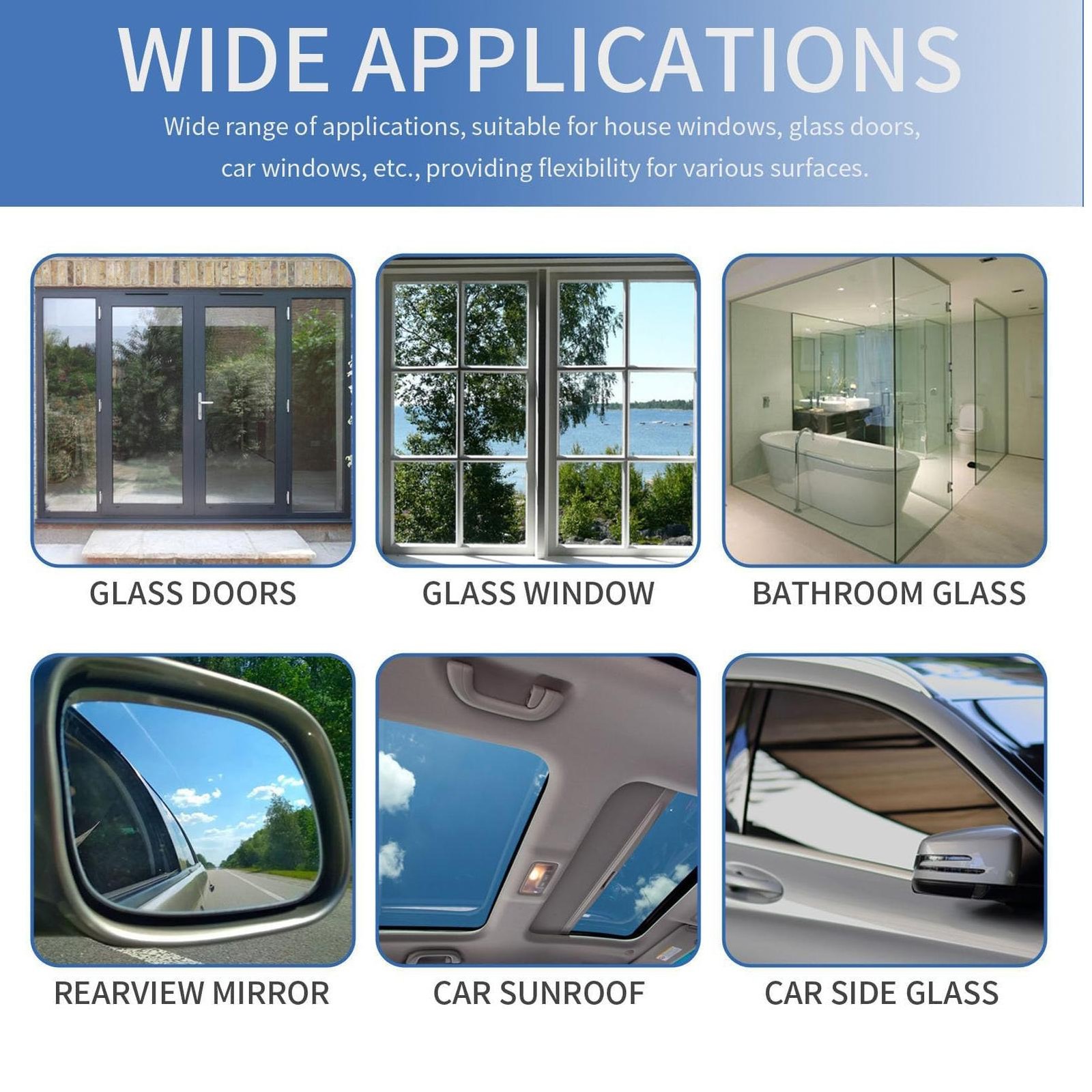 Reflective Window Spray, Window Spray for Home and Car, Glass Reflective Coating