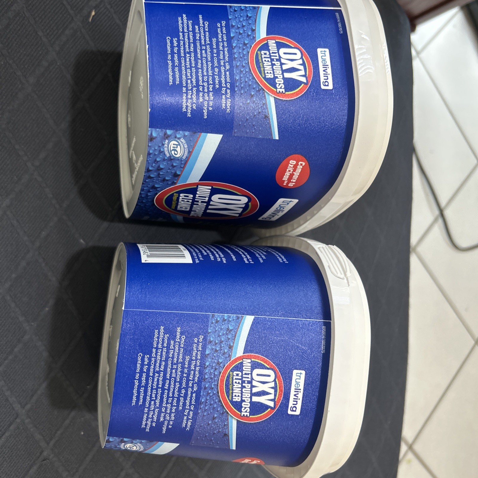 2 Pack True Living Oxy Multipurpose Cleaner 3 Lb Total 6 Lbs