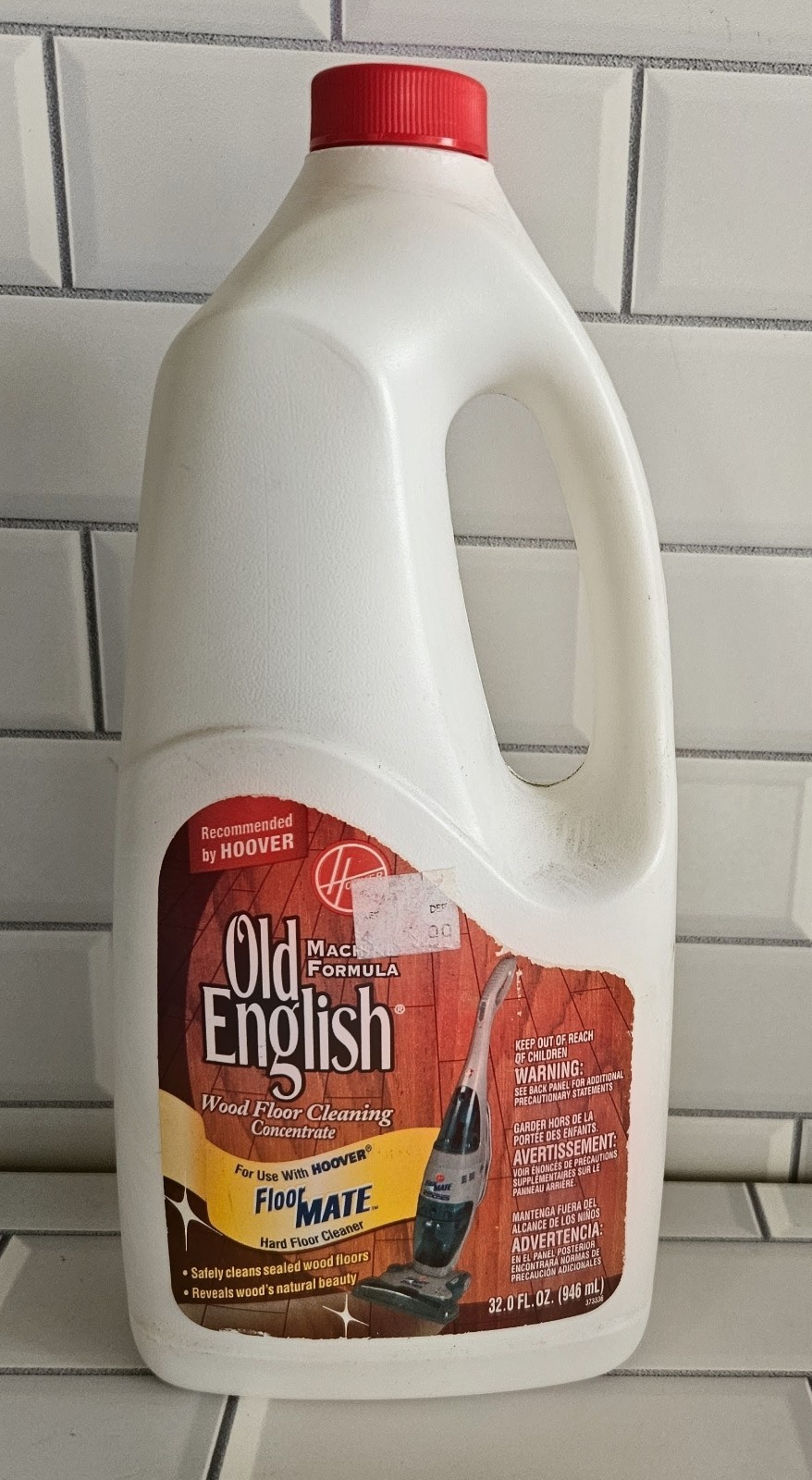 New & Sealed Old English Wood Floor Cleaner Hoover Floor Mate Machine 32 oz