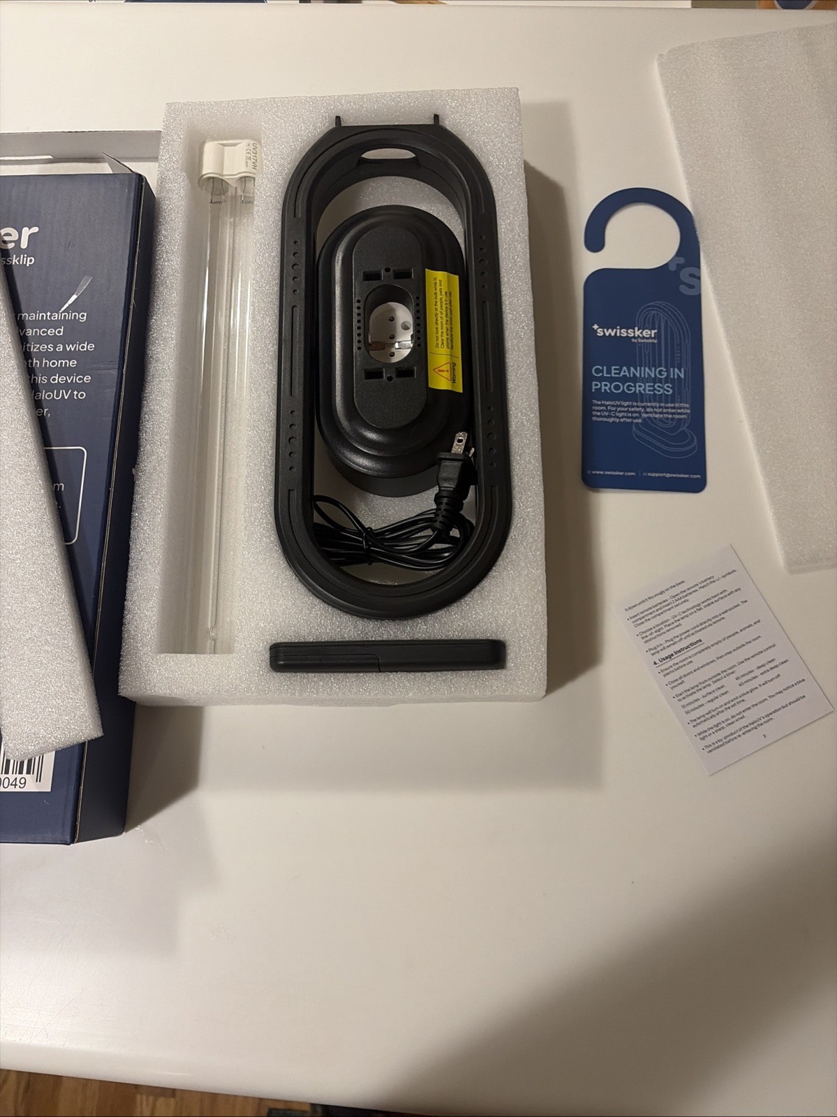 HaloUV Swissker by Swissklip, HaloClean UV Original Home Disinfection Device NEW