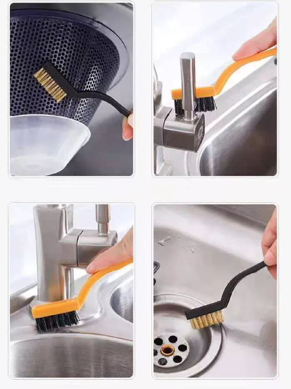 3 Gas Stove Cleaning Brush– Kitchen Scrub Wire Scrubber for Tough Grease Removal