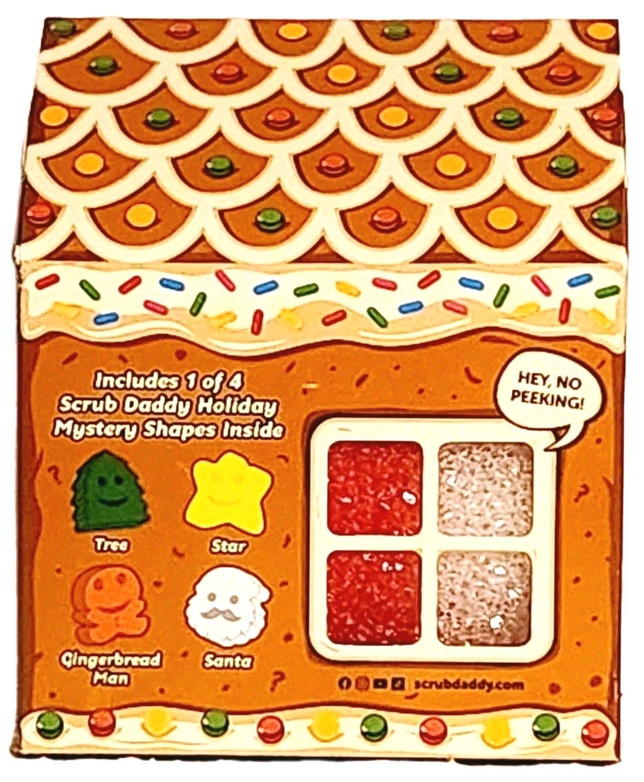 Scrub Daddy + Mommy Scrubber + Holiday Mystery Scrubber, 3 Pack, Special Edition