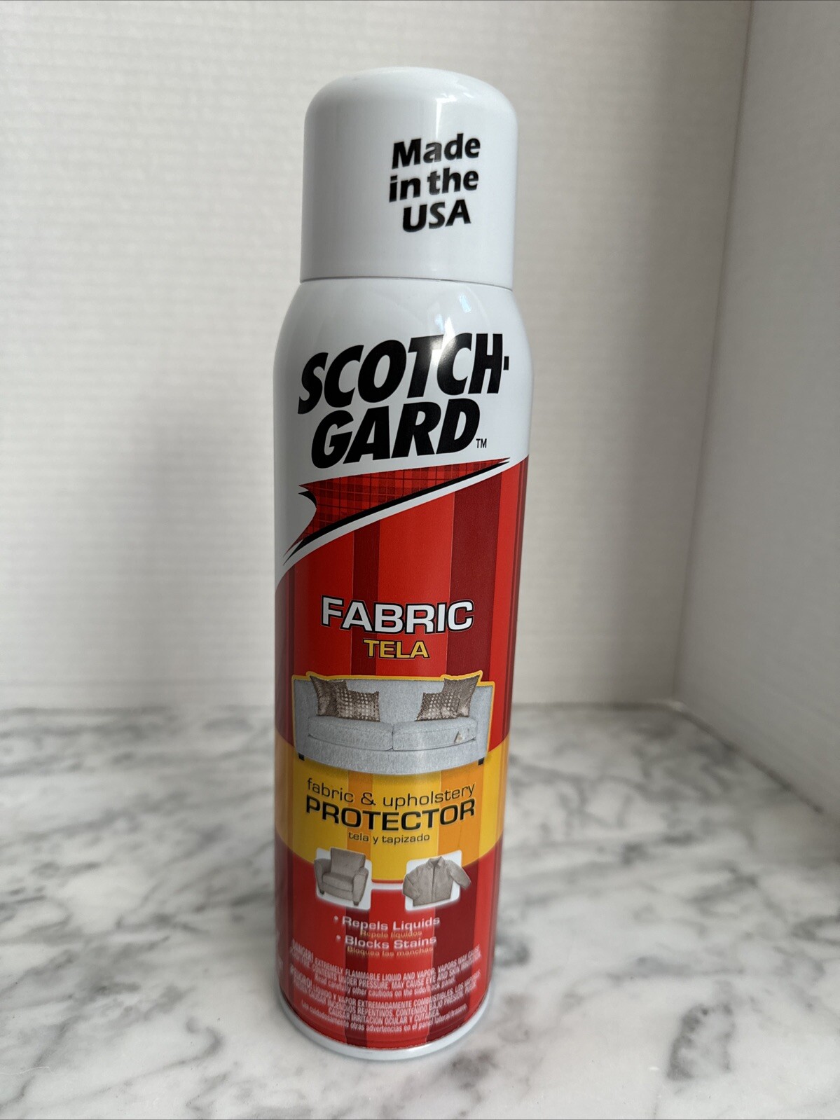 SCOTCHGARD Fabric & Upholstery Protector 10 oz | USA| Vintage| Discontinued