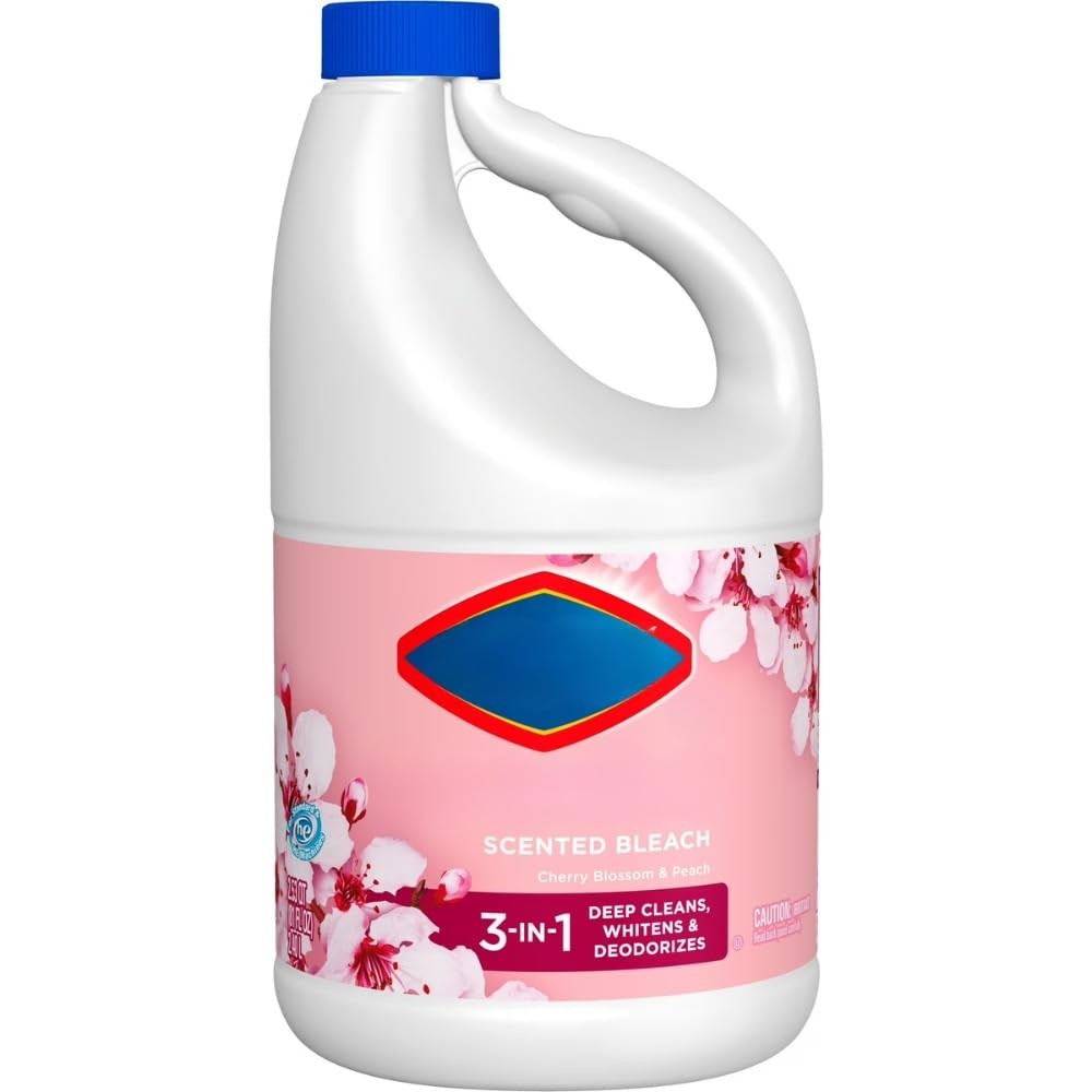 Cherry Blossom Fragrance Scented Laundry Whitening Bleach 81 Fl Oz Large Bleach