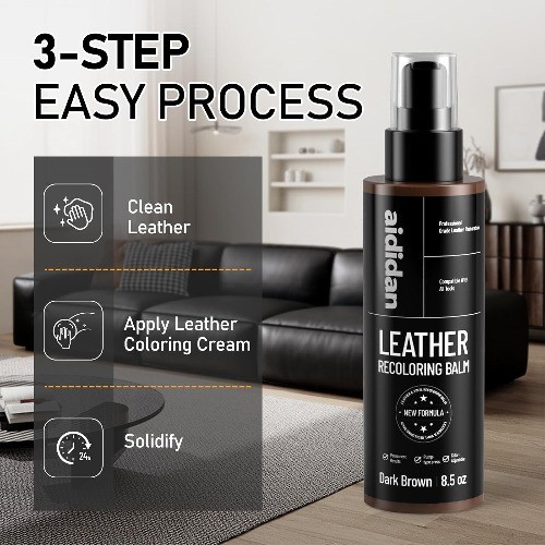Recoloring Balm, 8.5 oz Color Restorer & Paint, Faded Color Color: Dark Brown