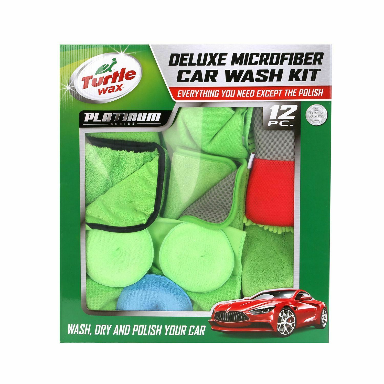 NEW 2X 12PC NEW Turtle Wax DELUXE Platinum Car Wash Club Pack