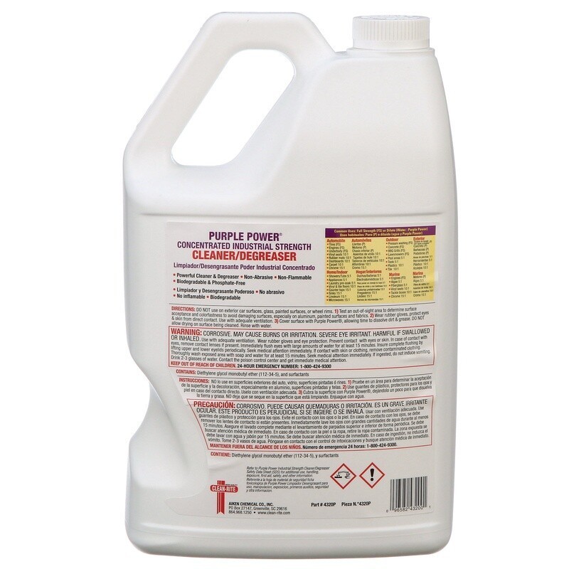 Heavy Duty Degreaser Multi Surface Cleaner Non Abrasive Industrial Use 1 Gallon