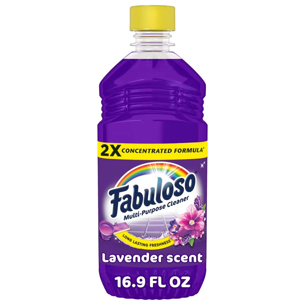 (24 Pack) Fabuloso 2X Multi-Purpose Cleaner Lavender No Rinse 16.9 fl oz