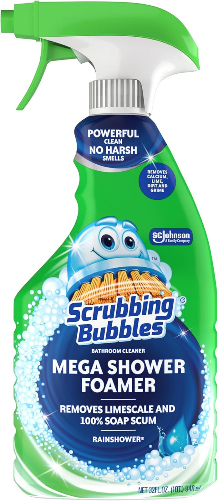 Scrubbing Bubbles Bathroom Shower Cleaner Spray 32oz Rainshower