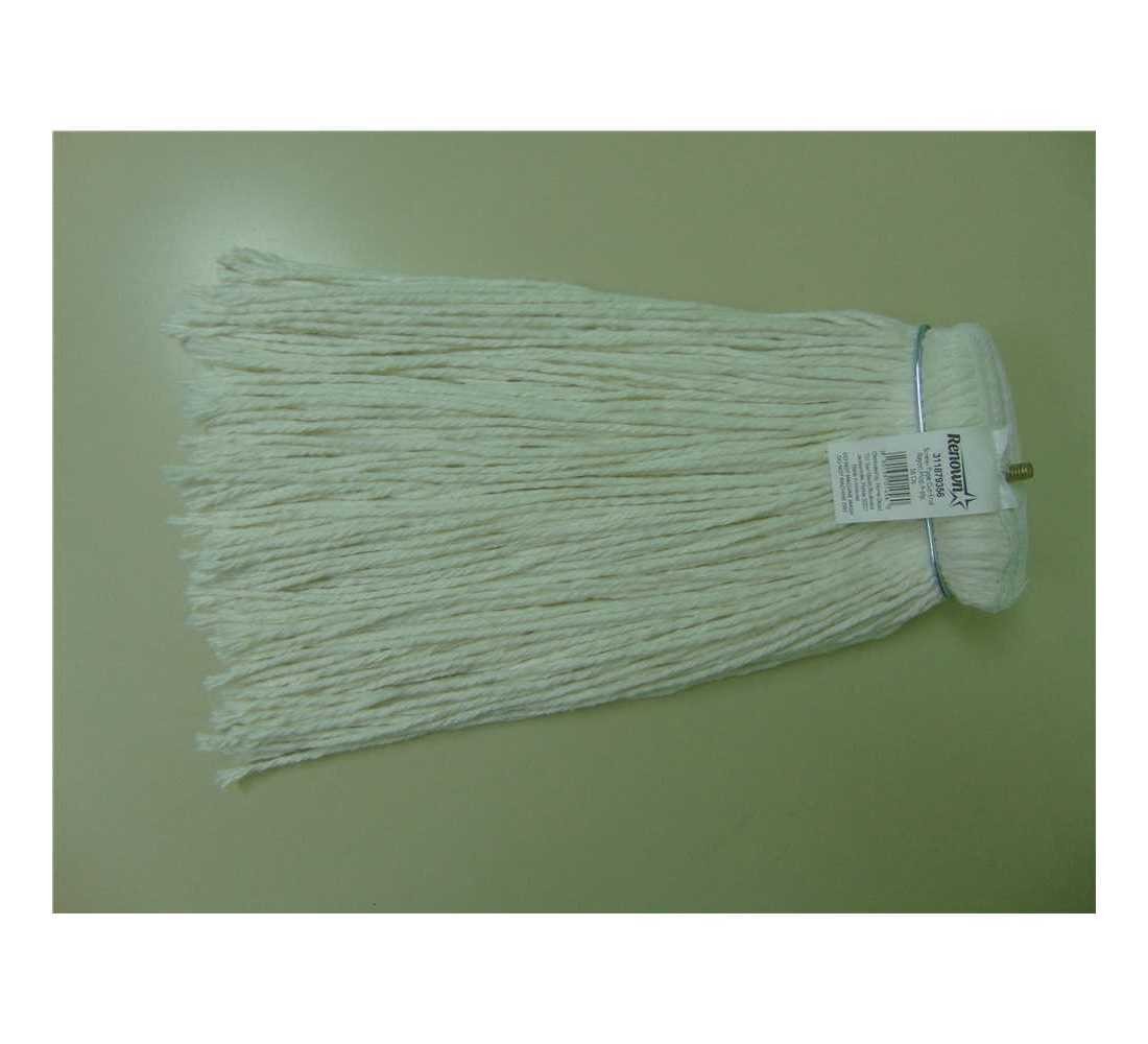 16 oz. 4-Ply White Metal Screw Type Headband Rayon Cut End Mop Head – pack of 6