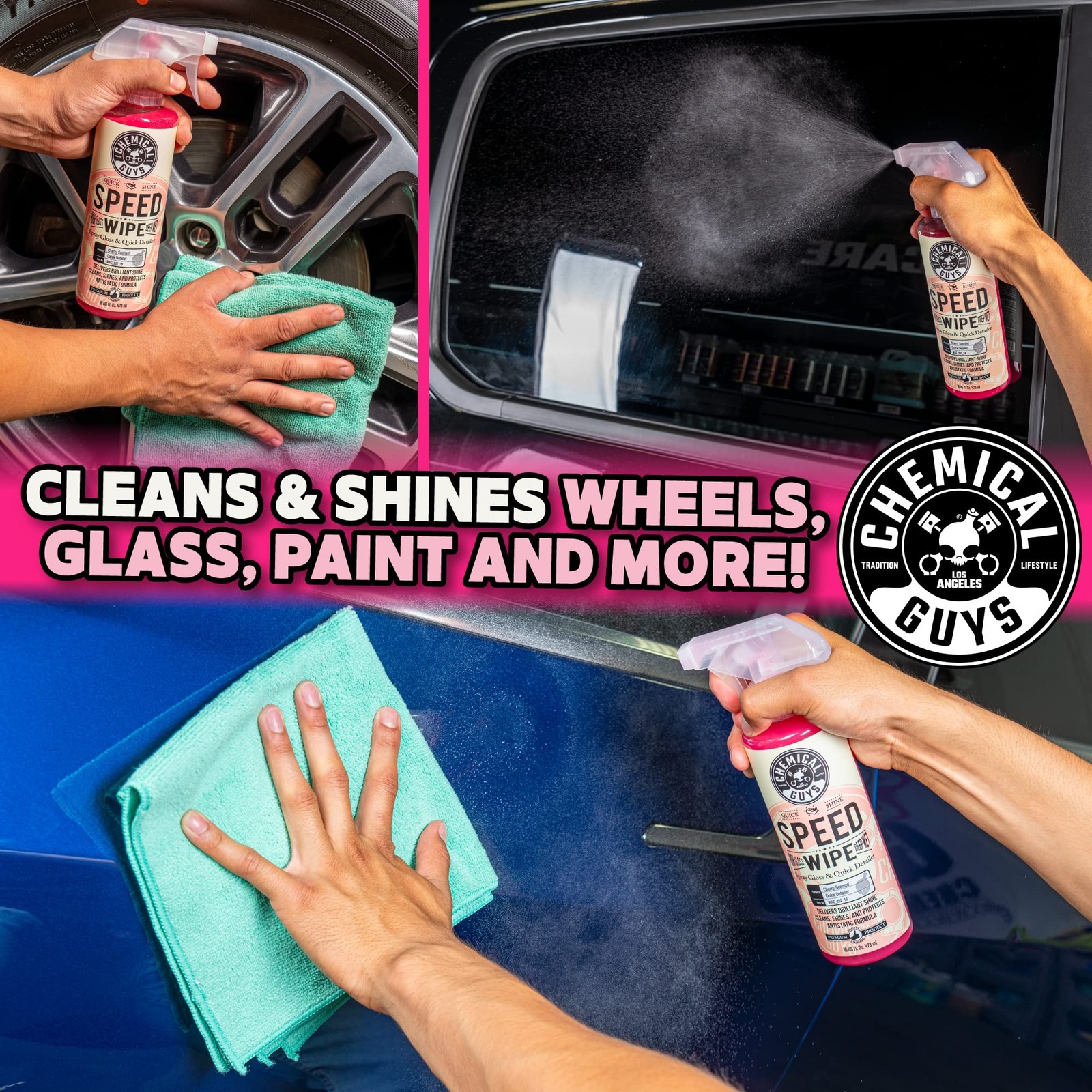 16oz Quick Detailer Spray High Gloss Streak Free Shine Safe on All Surfaces
