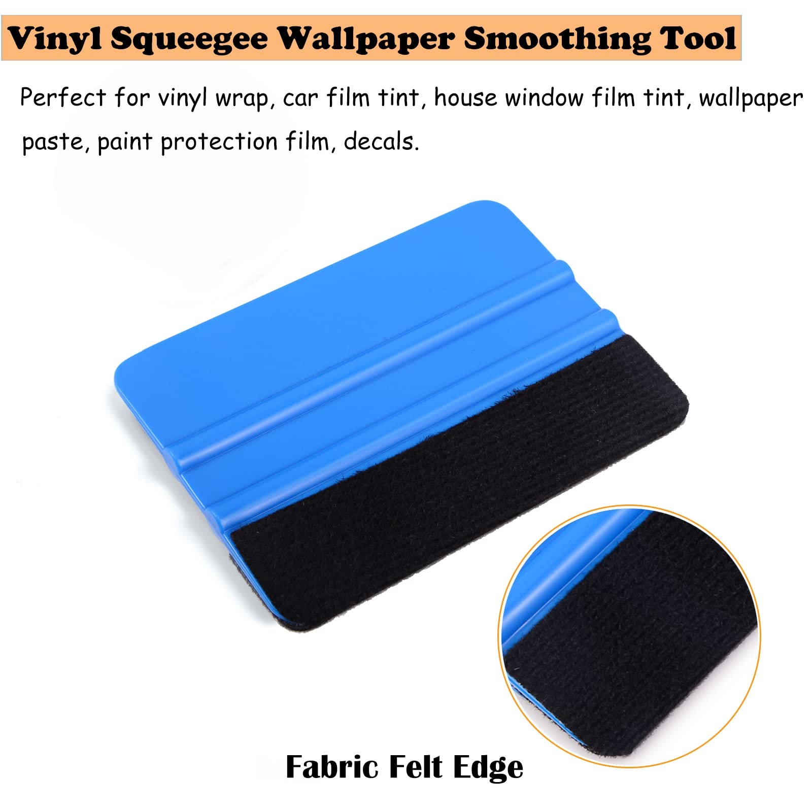 10pcs Vinyl Squeegee 4 Inch Car Vinyl Scraper Decal Applicator Window Tint Wa…