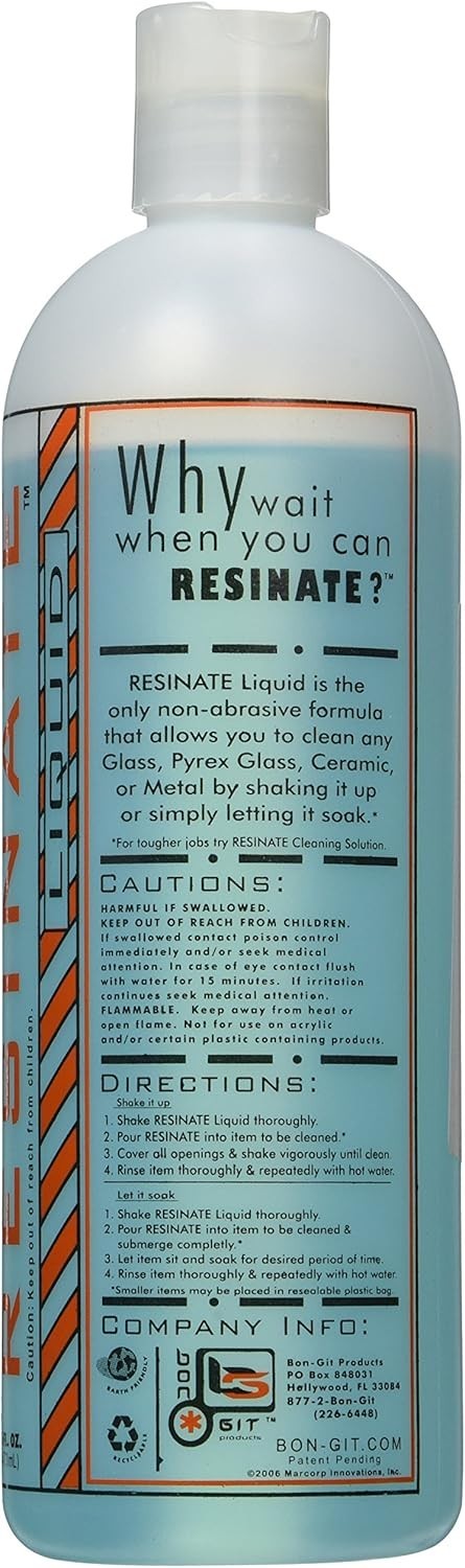 Resinate Cleaner 16oz Blue Unscented Multi-Surface Fast Acting Liquid