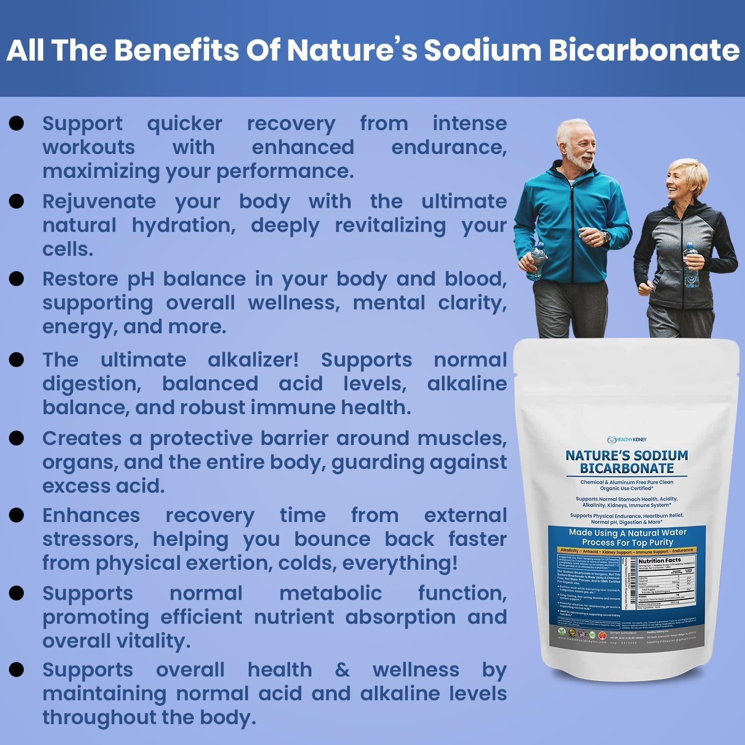 Pure Nature’s Sodium Bicarbonate for Health & Wellness