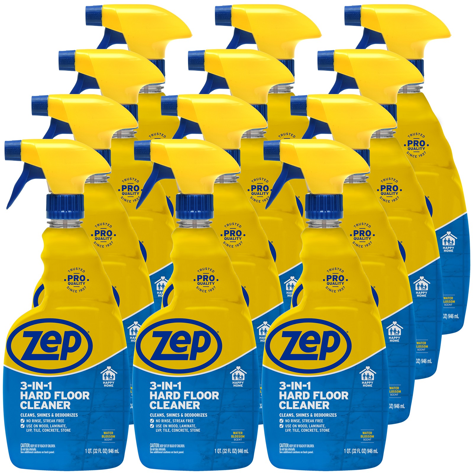 Zep 3-in-1 Hard Floor Cleaner, 32 oz