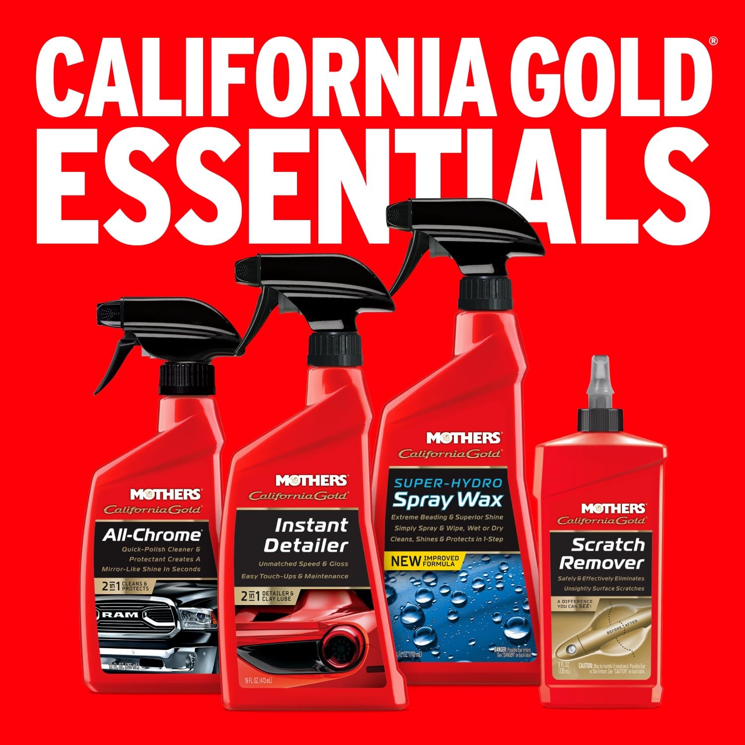 California Gold Instant Detailer, 16 oz. – Removes Smudges, Dust & Fingerprin…
