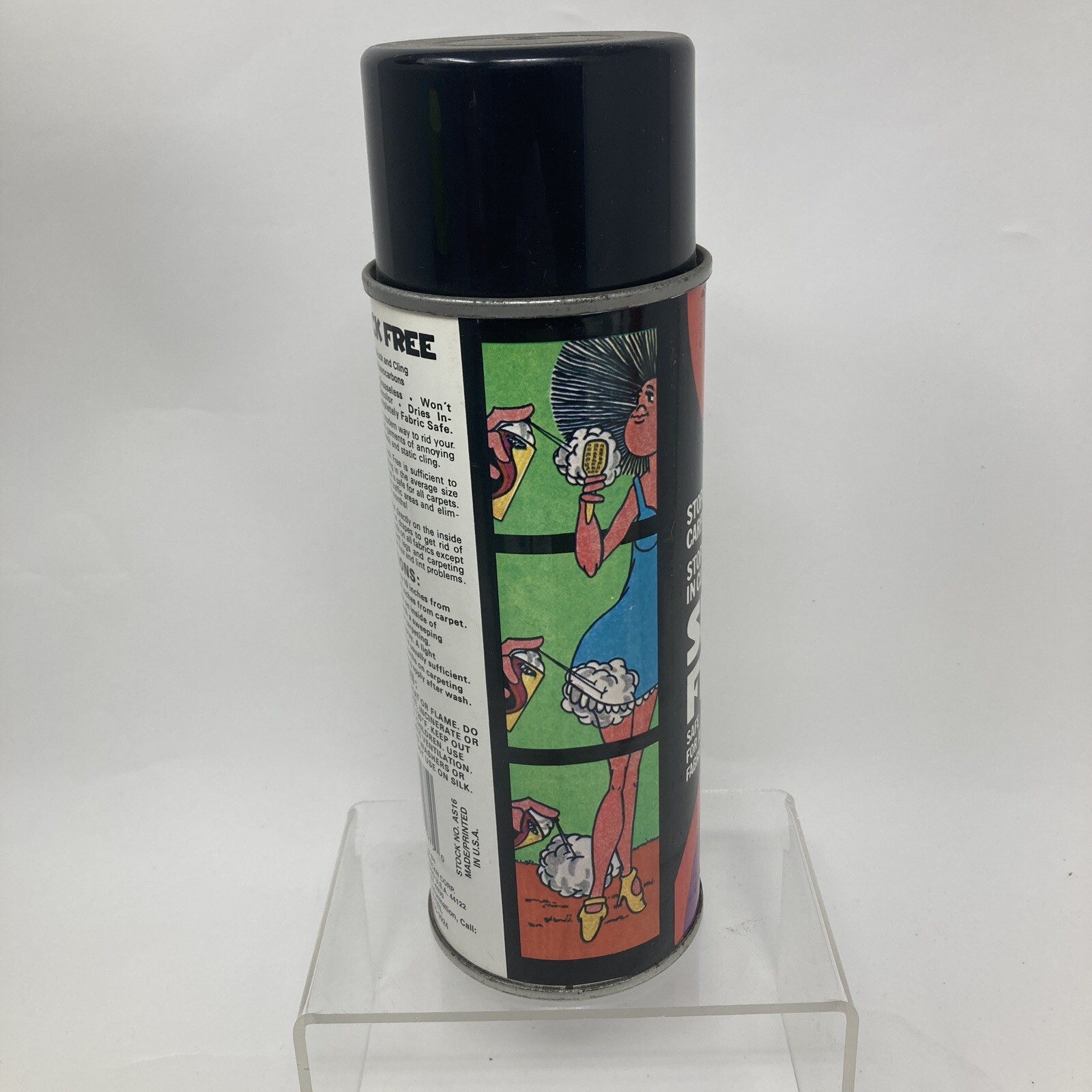 Vintage Magic shock free Aerosol Spray anti-static 13 oz. CHEM-TEL 60s 70s