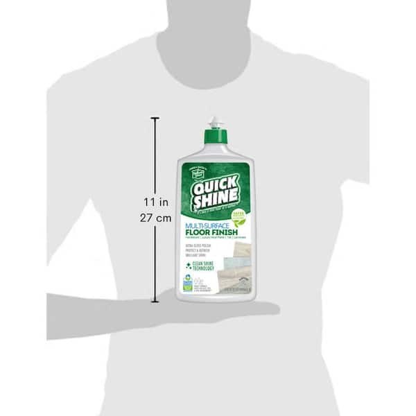 Quick Shine 27 oz. Floor Finish Protects Hardwood Tile Laminate Vinyl & Stone