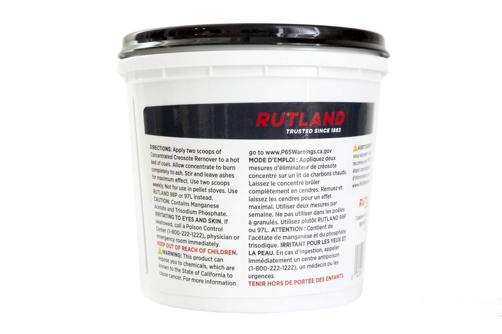 Rutland Creosote Concentrate – Triple Power 2 lb – USA-Made Fireplace Cleaner…
