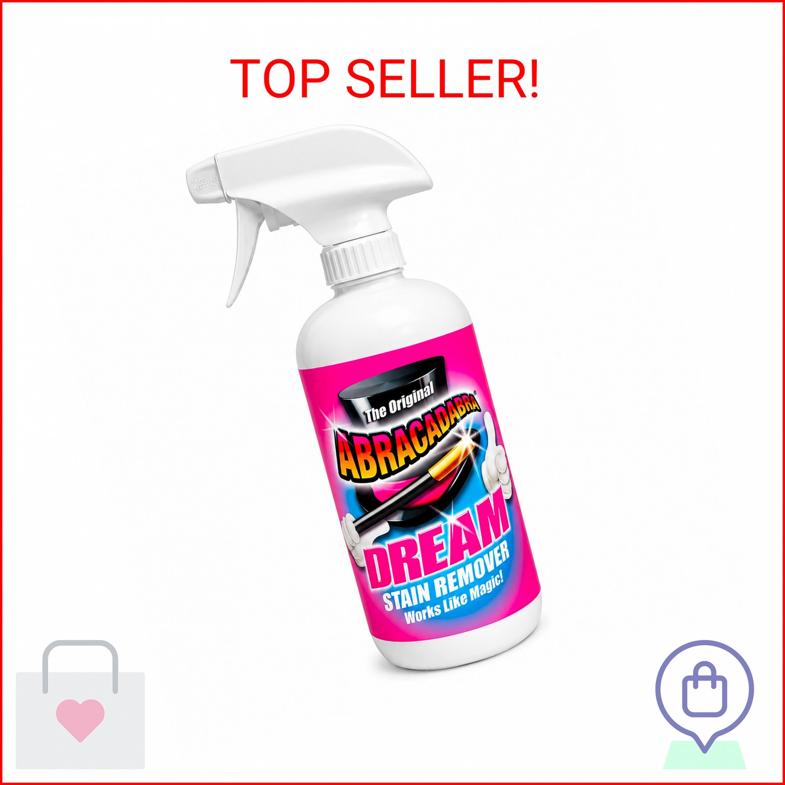 Abracadabra® Dream Stain Remover – 16oz Instant Stain Treatment for Fresh Spills