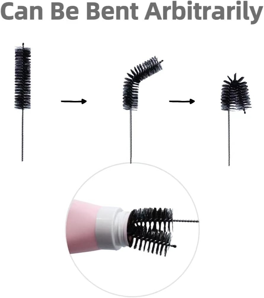 Flexible Drain Brush St Cleaner Set, Nylon Cleaner Double Ended Elastic