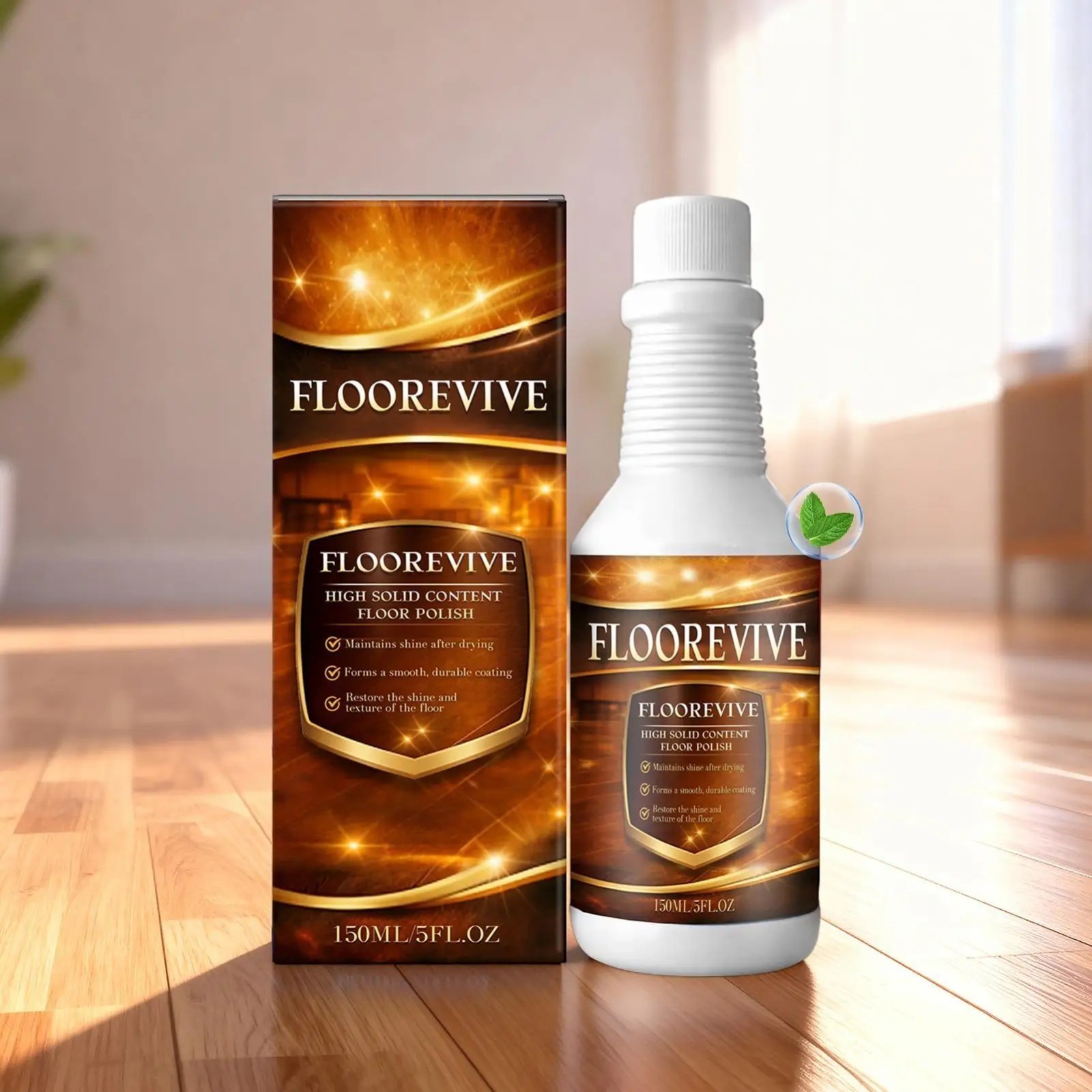 Floorevive Floor Restorer Floor Restorer/Polish -Revitalize And Shine Wood 150ml