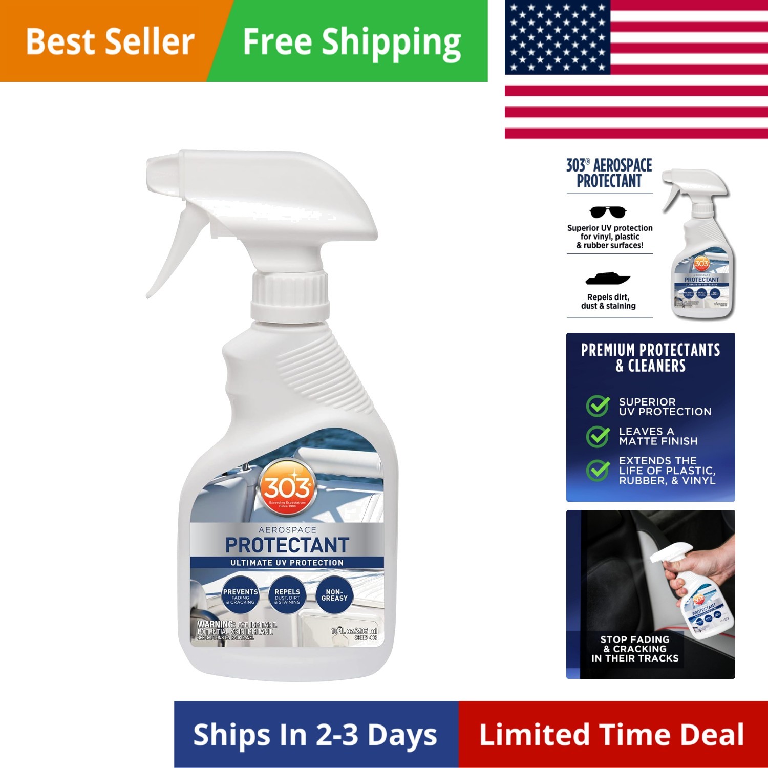 Marine Aerospace Protectant – UV Protection – Repels Dust, Dirt, & Staining –…