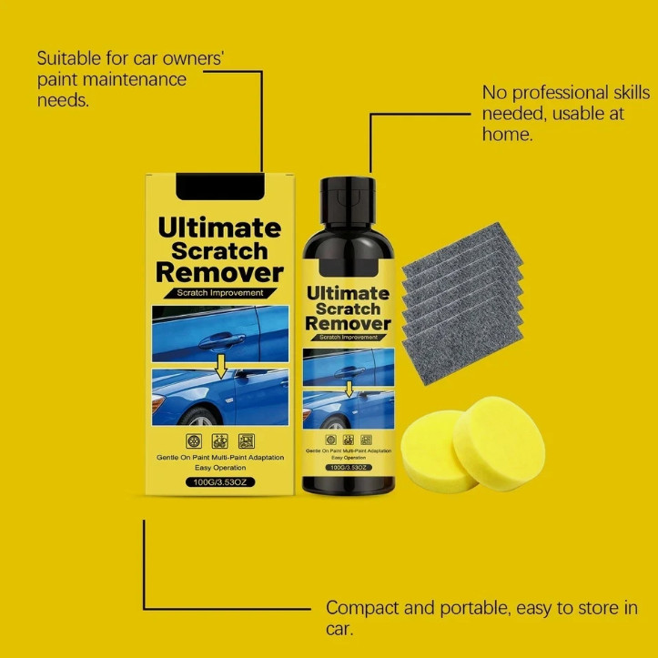 NanoPolix Scratch Remover–Eliminate All Car Scratches in 60 Seconds,Quick Fix