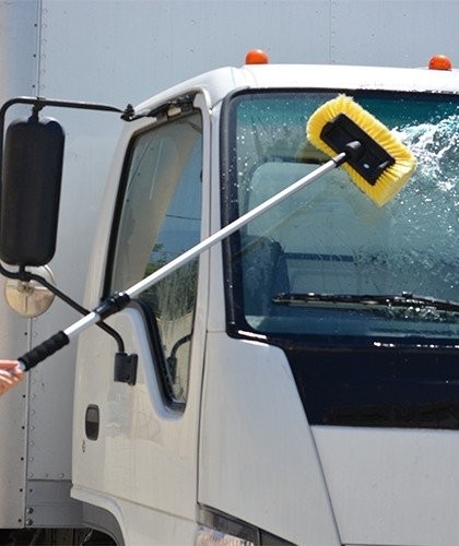 Car Wash Brush Head Scrub Brush Attachment for Long Handle Extension Pole