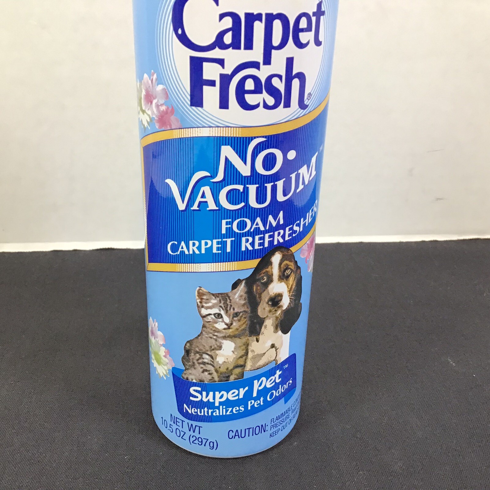 Vintage 1999 Carpet Fresh No Vacuum Foam Carpet Refresher Super Pet 10.5 oz New
