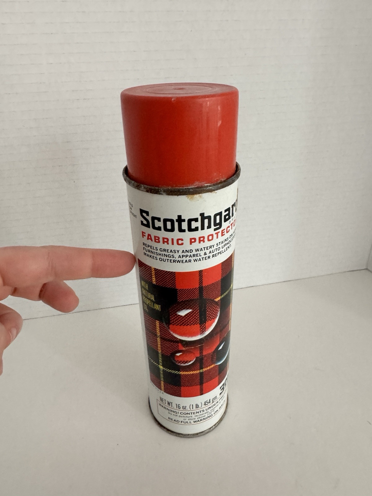 Scotchgard 3M Fabric Protector 16 oz Vintage Old Formula Approx 70% Remaining