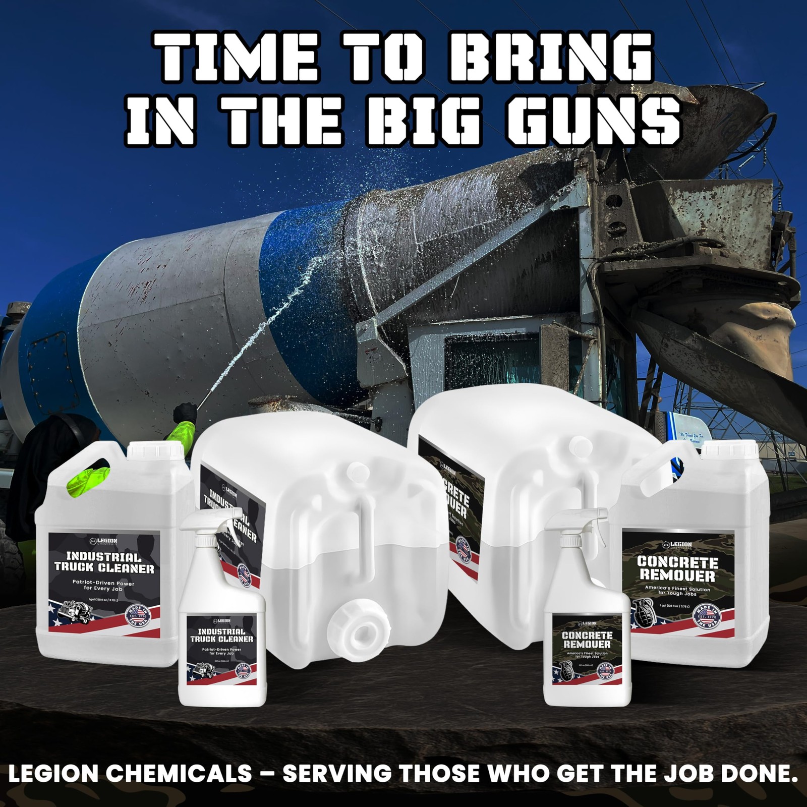Heavy Concrete Remover Dried Cement Dissolver 1Quart Spray NonCorrosive