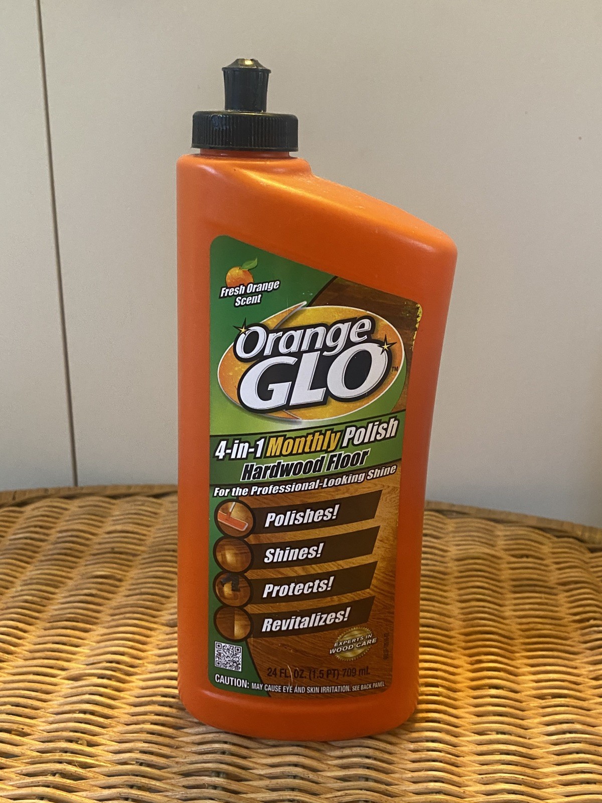 Orange Glo Hardwood Floor 4-in-1 Monthly Polish, 24 Oz see LEVEL 1/3 + Full