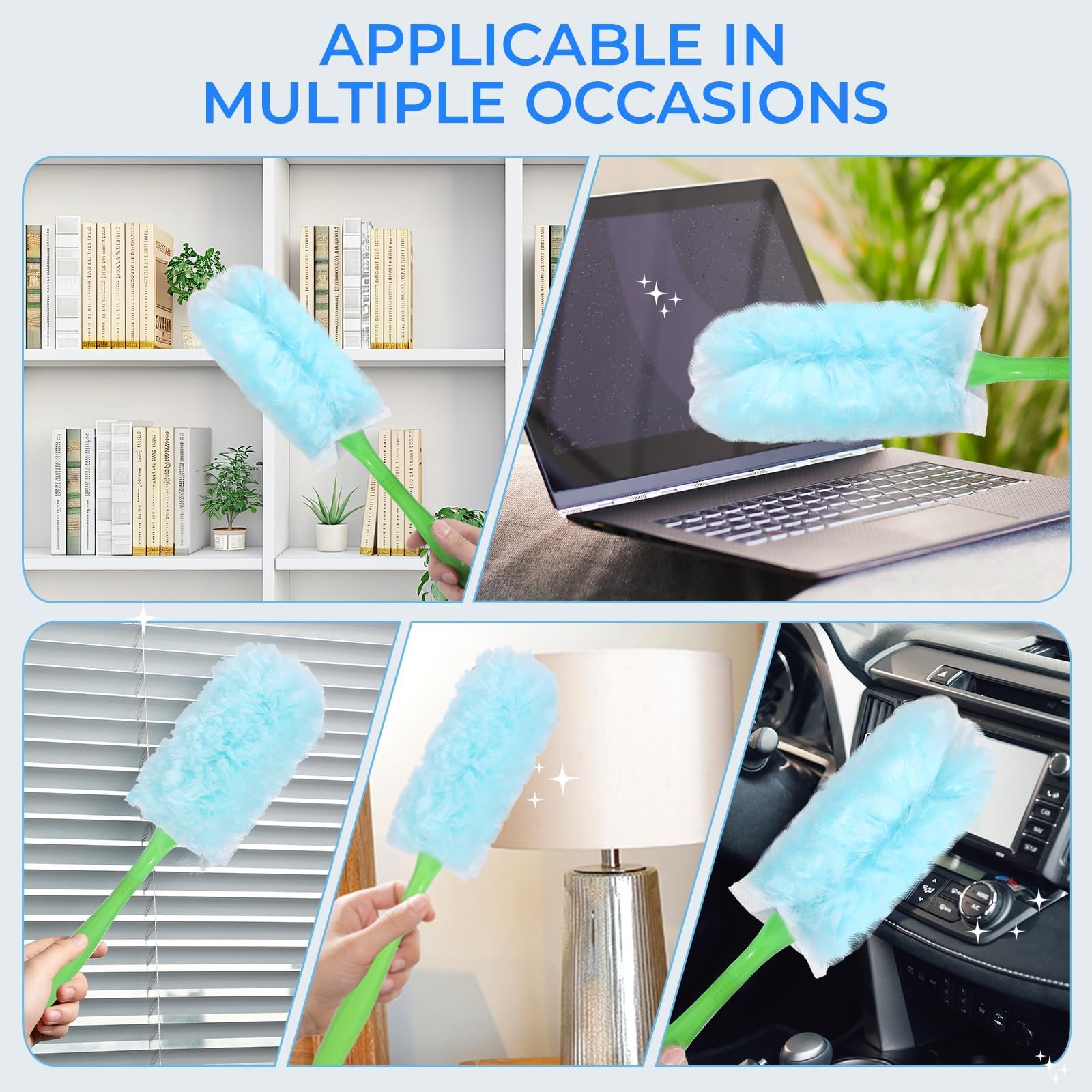 30pcs Disposable Dusters Refillsbulk Heavy Duty Dusters Refills 360 Degree Duste