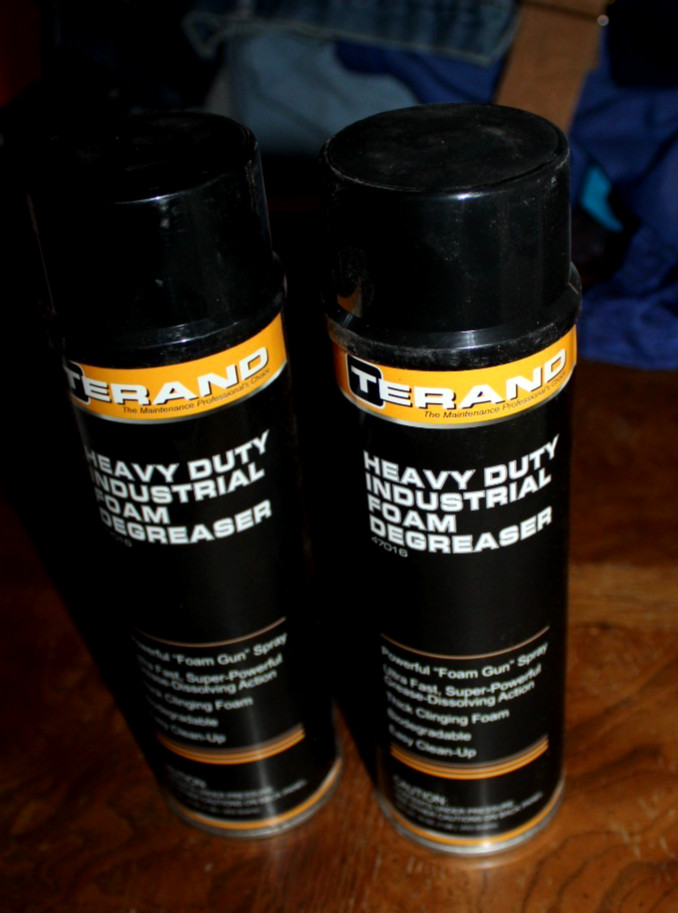 NEW LOT OF 2 Terand Heavy Duty Industrial Foam Degreaser 16 OZ CANS